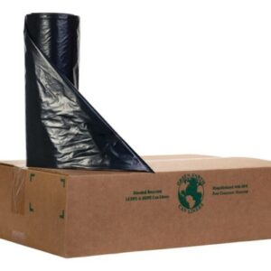 Noramco RT-3858-XXH Recycled Trash Bag Liner Black - 38 x 58 in.