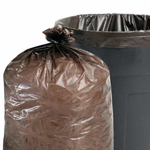 Stor-A-File T4349B15 Total Recycled Content Trash Bags 56 gal 1.5mil
