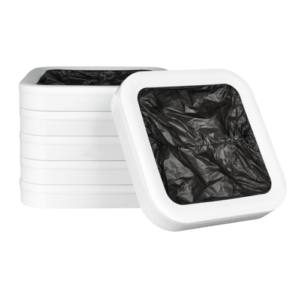 Refill Rings for Smart Kitchen Trash Can Durable Garbage Bag