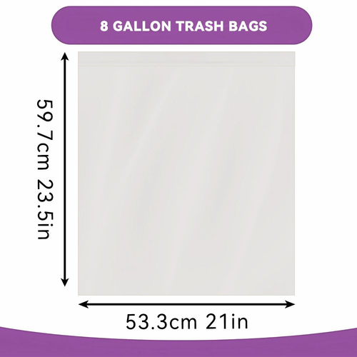 Boxed Disposable Garbage Bag 270 Pieces Puncture Tear Resistant Trash - Image 6