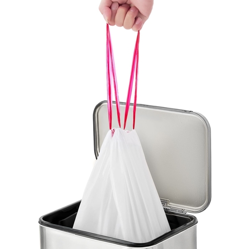 Drawstring Trash Bags, 13 Gallon 110 Count Tall Kitchen Trash Bags, - Image 5