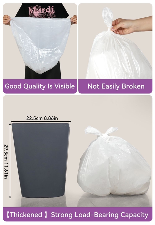 Boxed Disposable Garbage Bag 270 Pieces Puncture Tear Resistant Trash - Image 8