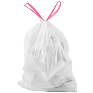 Drawstring Trash Bags, 13 Gallon 110 Count Tall Kitchen Trash Bags,
