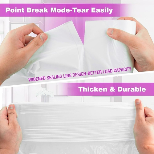 Boxed Disposable Garbage Bag 270 Pieces Puncture Tear Resistant Trash - Image 5