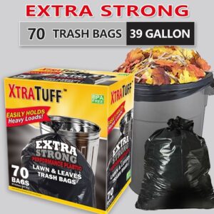 Boxed Disposable Garbage Bag 70 Pieces Puncture Tear Resistant Trash